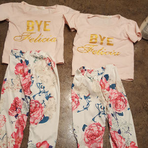 "Bye Felicia" outfit for baby girl